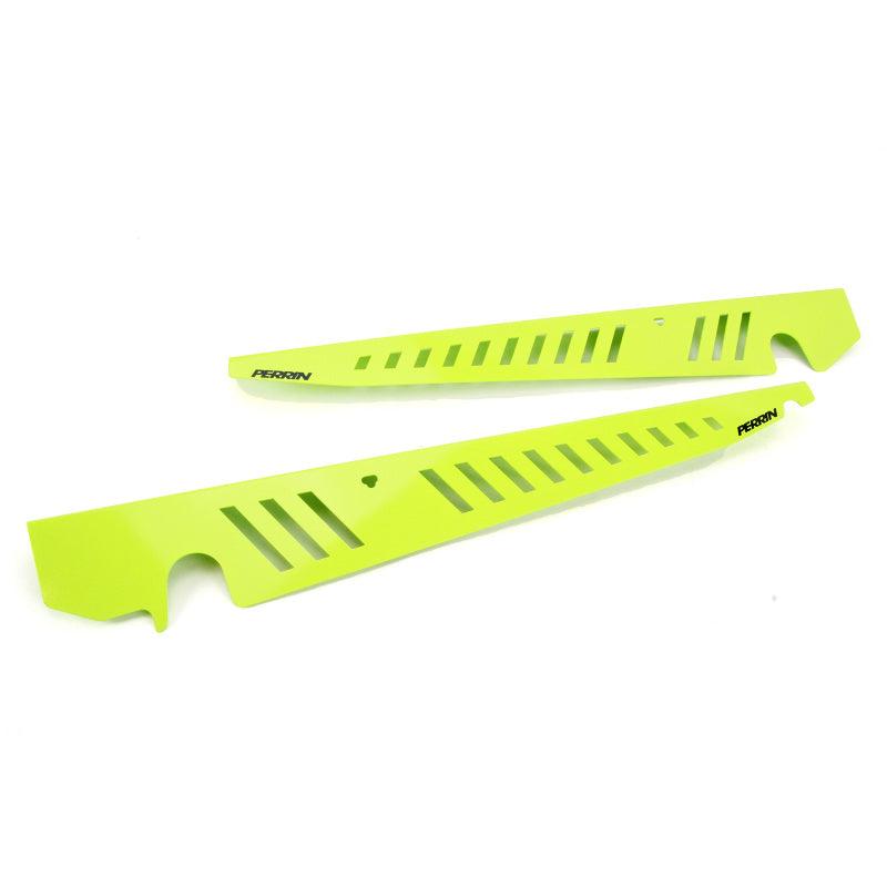 Perrin 2015+ Subaru WRX/STI Fender Shroud Set - Neon Yellow - Torque Motorsport