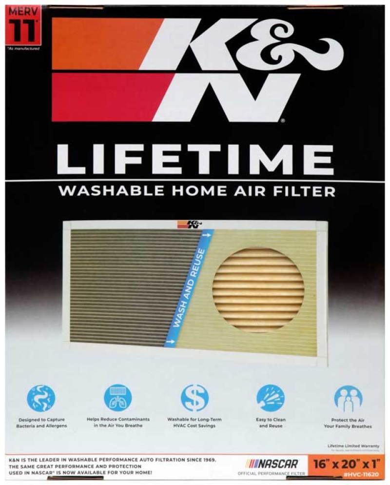 K&N HVAC Filter - 16 x 20 x 1 - Torque Motorsport