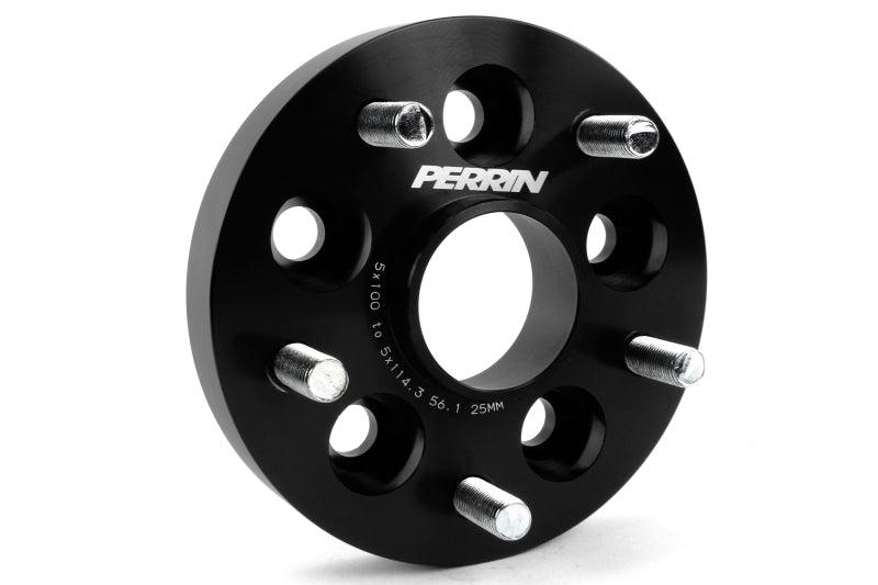 Perrin Wheel Adapter 25mm Bolt-On Type 5x100 to 5x114.3 w/ 56mm Hub (Set of 2) - Torque Motorsport