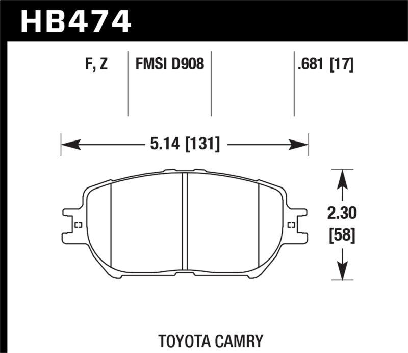 Hawk HPS Street Brake Pads - Torque Motorsport