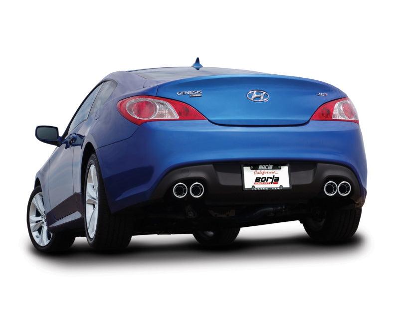 Borla 10-14 Genesis Coupe 2.0L Turbo ONLY AT/MT RWD 2DR Catback Exhaust - Torque Motorsport