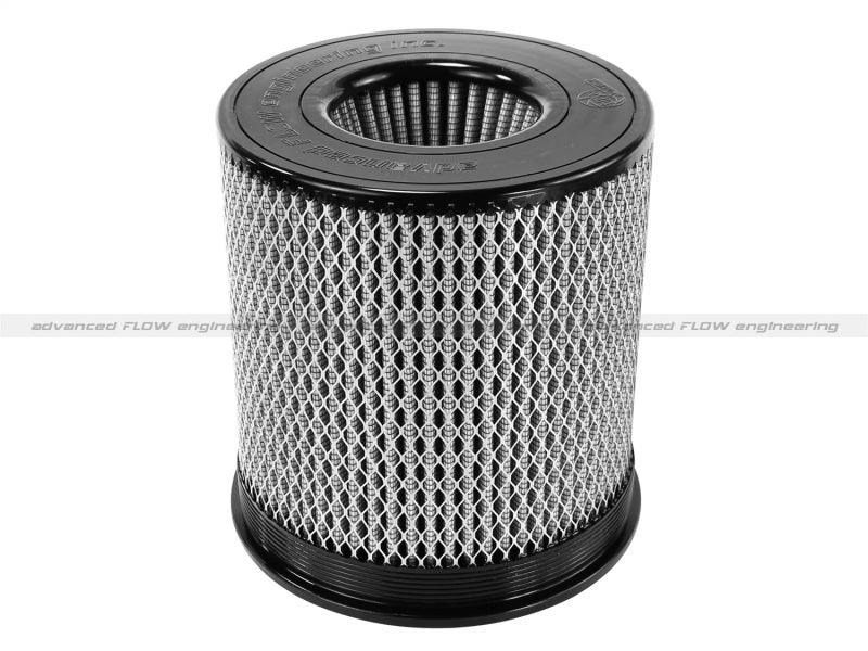 aFe MagnumFLOW Air Filter Pro DRY S 6in Flange x 8 1/8in Base/Top (INV) x 9in H - Torque Motorsport