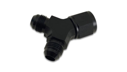 Vibrant -8AN Female x Dual -6AN Male Y-Adapter Fitting - Aluminum - Torque Motorsport