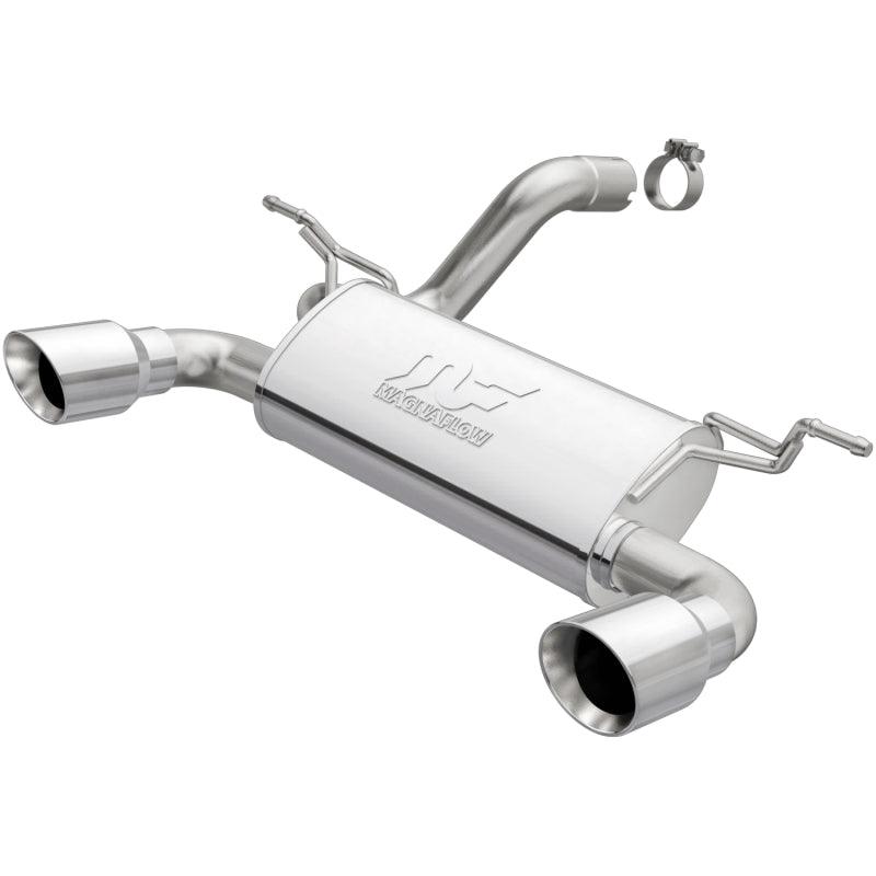 MagnaFlow 2018+ Jeep Wrangler 3.6L Dual Polished Tip Axle-Back Exhaust - Torque Motorsport