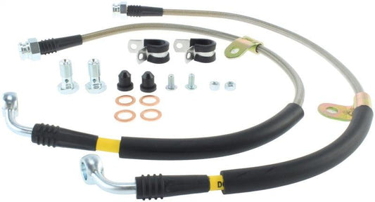 StopTech 97-05 Ford F-150 Stainless Steel Front Brake Lines - Torque Motorsport