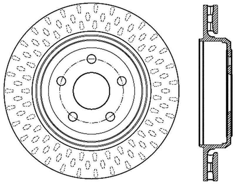 StopTech 12-13 Jeep SRT8 Rear Left Slotted Sport Brake Rotor - Torque Motorsport