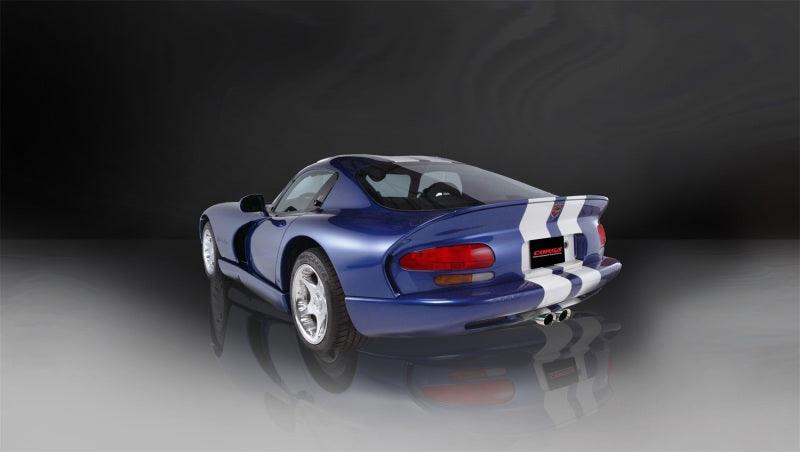 Corsa 96-02 Dodge Viper GTS 8.0L V10 Polished Sport Cat-Back Exhaust w/3in Inlet - Torque Motorsport