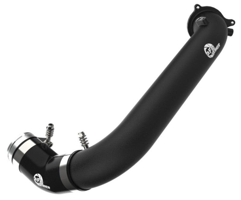 aFe BladeRunner Black 2-3/4in Aluminum Charge Pipe 2021 Toyota Supra GR (A90) I4-2.0L (t) B48 - Torque Motorsport