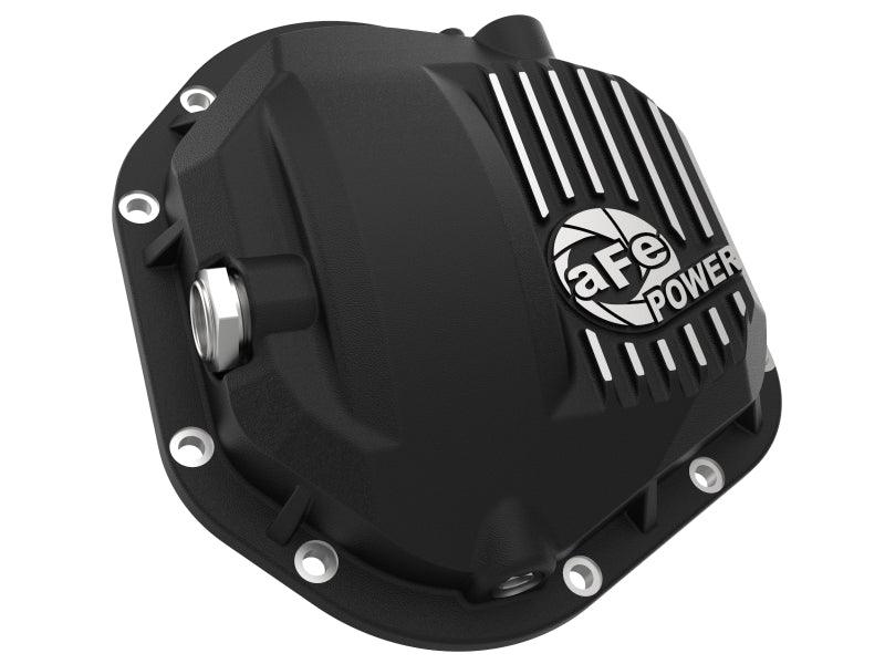 aFe Pro Series Dana 60 Front Differential Cover Black w/ Machined Fins 17-20 Ford Trucks (Dana 60) - Torque Motorsport