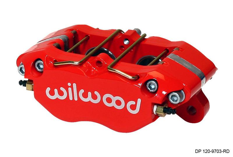 Wilwood Caliper-Dynapro 5.25in Mount - Red 1.38in Pistons .81in Disc - Torque Motorsport