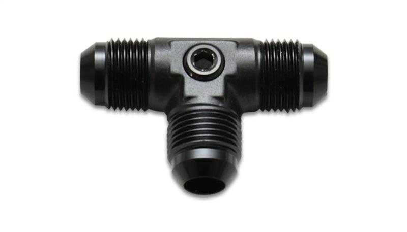 Vibrant -8AN to -8AN Male Tee Adapter Fitting with 1/8in NPT Port - Torque Motorsport