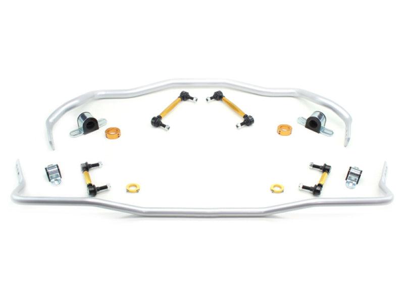 Whiteline 15-18 Ford Mustang GT/GT Premium/EcoBoost/EcoBoost Premium Front & Rear Sway Bar Kit - Torque Motorsport