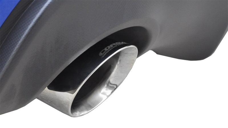 Corsa 12-14 Scion FRS / Subaru BRZ Polished Sport Cat-Back Exhaust - Torque Motorsport