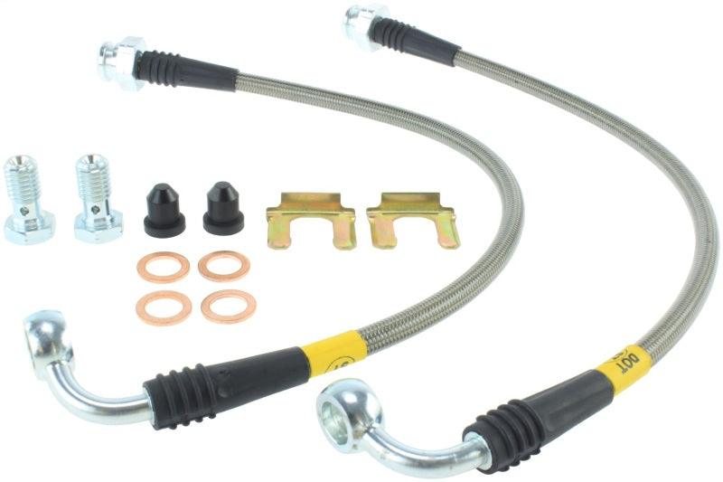 StopTech 06-09 Pontiac Solstice Stainless Steel Front Brake Line Kit - Torque Motorsport