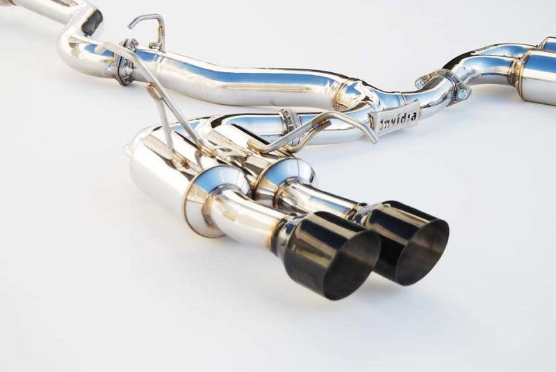 Invidia 2015+ Subaru WRX / STI Gemini/R400 Single Layer Quad Black Tip Cat-Back Exhaust - Torque Motorsport