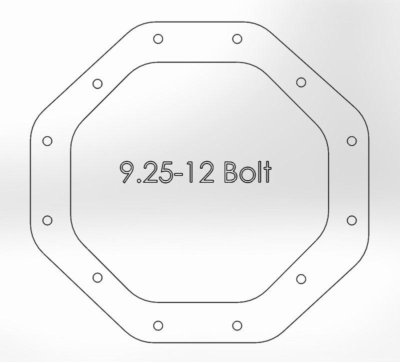 AFE Rear Differential Cover (Black Machined; Pro Series); Dodge/RAM 94-14 Corporate 9.25 (12-Bolt) - Torque Motorsport