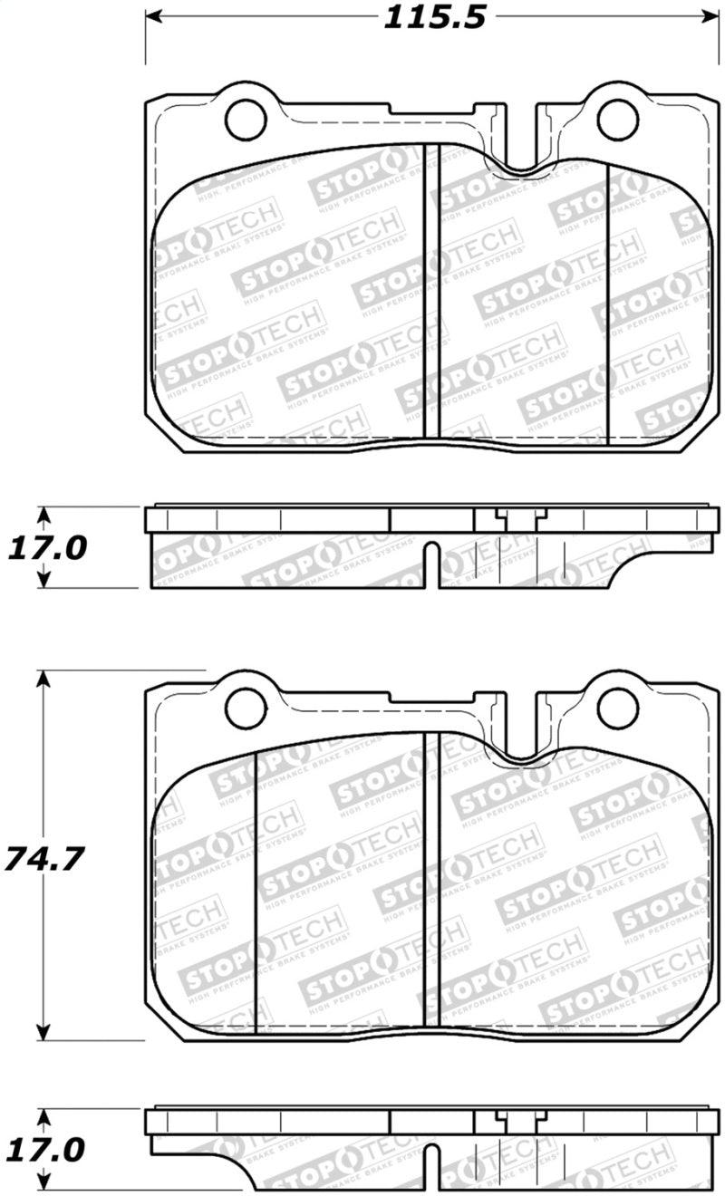 StopTech Street Brake Pads - Torque Motorsport