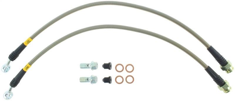 StopTech 04-08 Cadillac STS/XLR/XLR-V/SLS / 05-08 Corvette Stainless Steel Front Brake Line Kit - Torque Motorsport