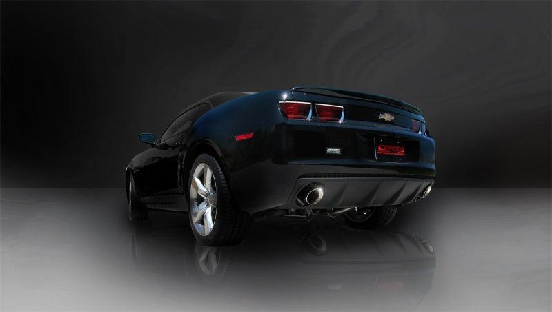 Corsa 10-14 Chevrolet Camaro Convertible SS 6.2L V8 Manual Polished Sport Cat-Back + XO Exhaust - Torque Motorsport