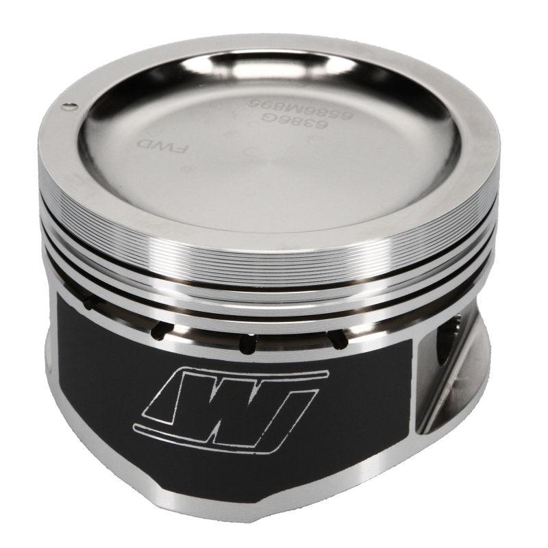 Wiseco Nissan KA24 Dished 9:1 CR 89.5 Piston Kit - Torque Motorsport