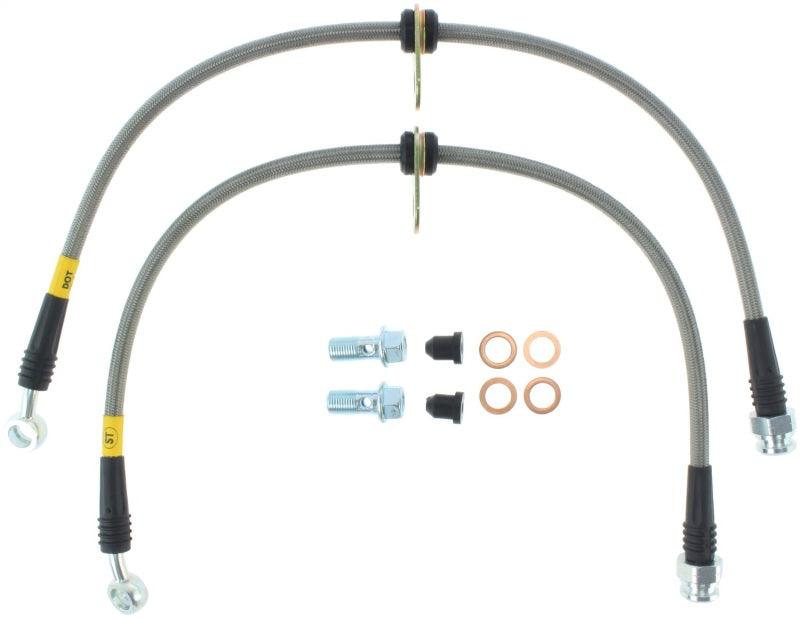 StopTech 02-06 Acura RSX / 04-09 TSX / 03-07 Accord / 09 Accord Coupe & Sedan Rear SS Brake Lines - Torque Motorsport