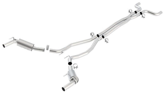 Borla 10-13 Chevy Camaro SS 6.2L V8 ATAK Catback Exhaust Incl. X Pipe works w/GFX Package - Torque Motorsport