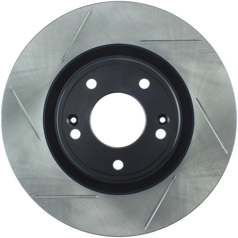 StopTech Power Slot 10 Hyundai Genesis Coupe Non-Track Front Right Slotted Rotor - Torque Motorsport