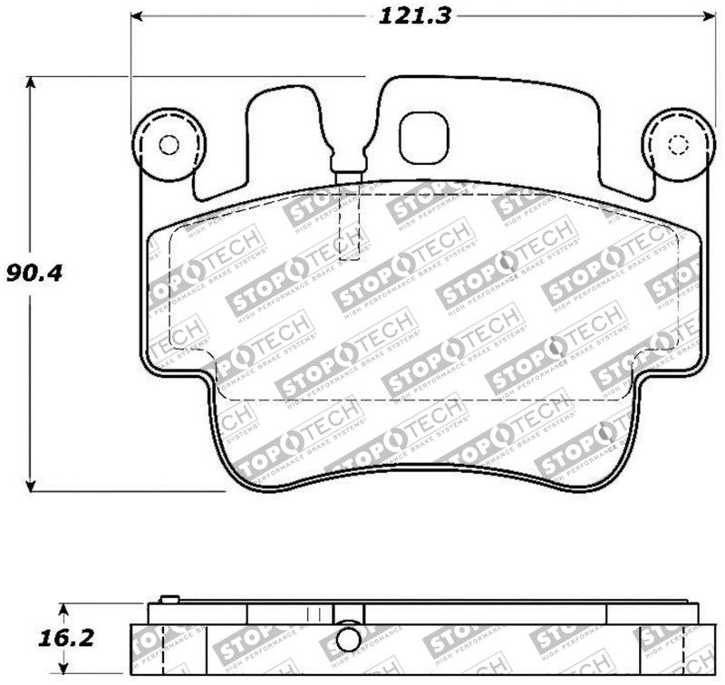 StopTech Performance 00-07 Porsche Boxster S / 06-07 Cayman / 99-05 911 Carrera Front Brake Pads - Torque Motorsport