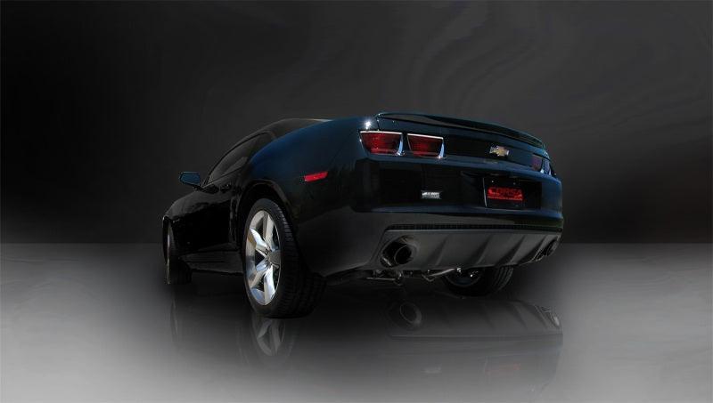 Corsa 10-14 Chevrolet Camaro Coupe SS 6.2L V8 Auto Black Sport Cat-Back + XO Exhaust - Torque Motorsport