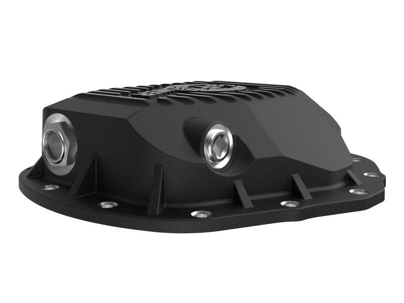 aFe 2020 Chevrolet Silverado 2500 HD Rear Differential Cover Black ; Pro Series w/ Machined Fins - Torque Motorsport