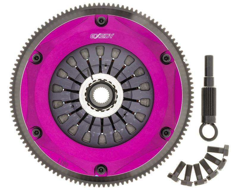 Exedy 1993-1994 Nissan Skyline GTR L6 Hyper Twin Cerametallic Clutch Sprung Center Disc Pull Type - Torque Motorsport