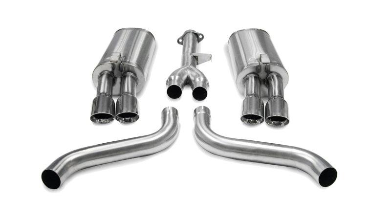 Corsa 86-91 Chevrolet Corvette C4 5.7L V8 L98 Polished Sport Cat-Back Exhaust - Torque Motorsport