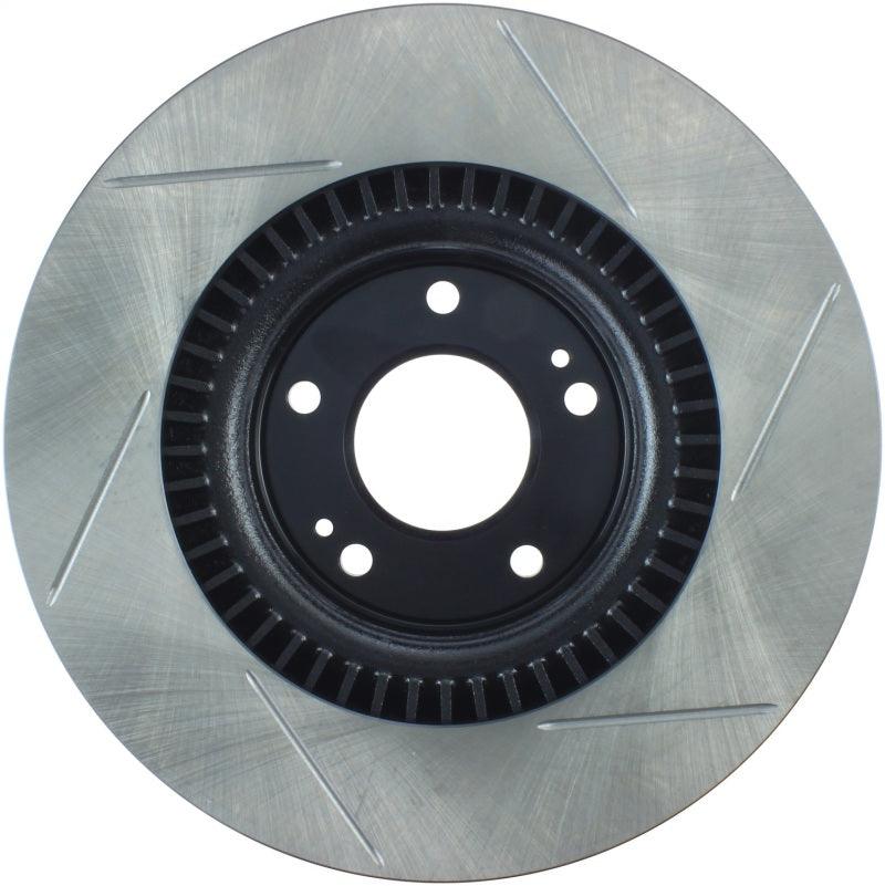 StopTech Power Slot 10 Hyundai Genesis Coupe Non-Track Front Right Slotted Rotor - Torque Motorsport