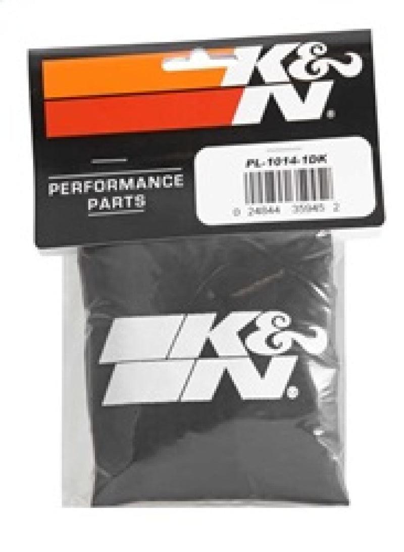 K&N Polaris Black Round Drycharger Air Filter Wrap 11.25inx3inx3in - Torque Motorsport