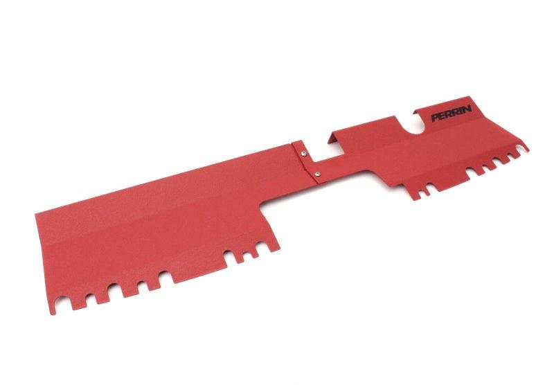 Perrin 15-21 WRX/STI Radiator Shroud (With/Without OEM Intake Scoop) - Red - Torque Motorsport