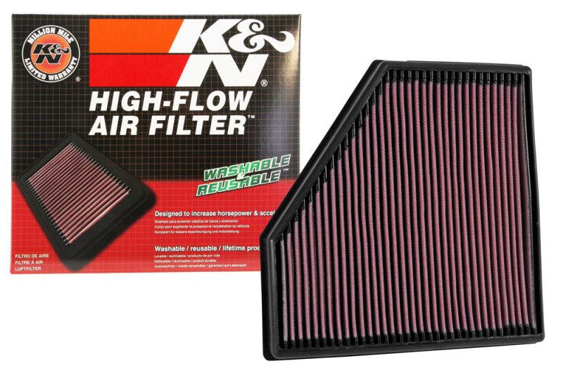 K&N Replacement Air Filter 15-16 BMW 330I 2.0L - Torque Motorsport