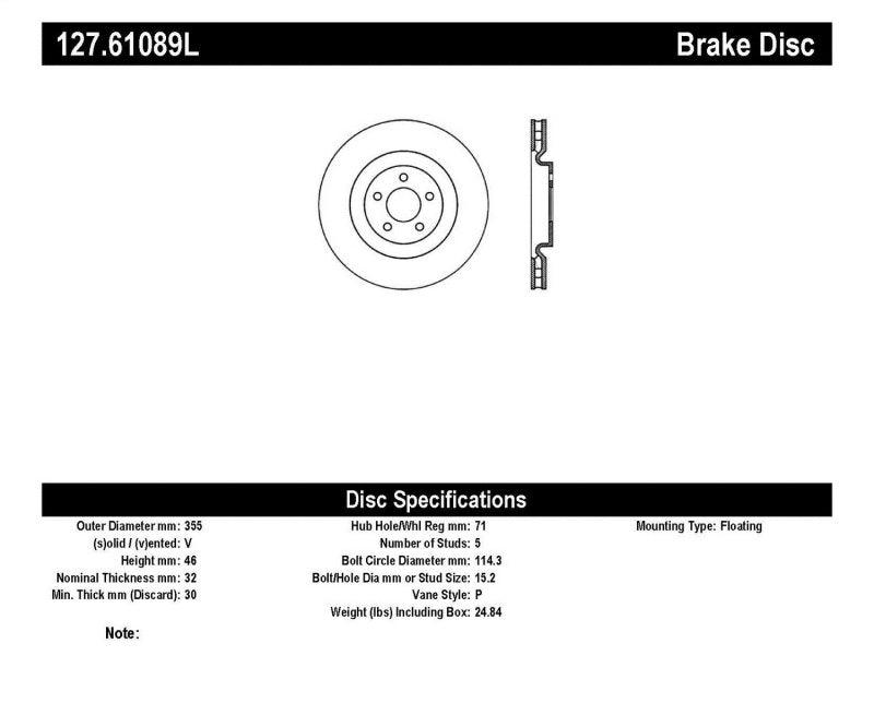 StopTech Slotted & Drilled Sport Brake Rotor - Torque Motorsport