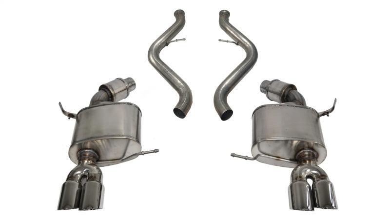 Corsa 08-12 BMW M3 Convertible E93 Polished Sport Cat-Back Exhaust - Torque Motorsport