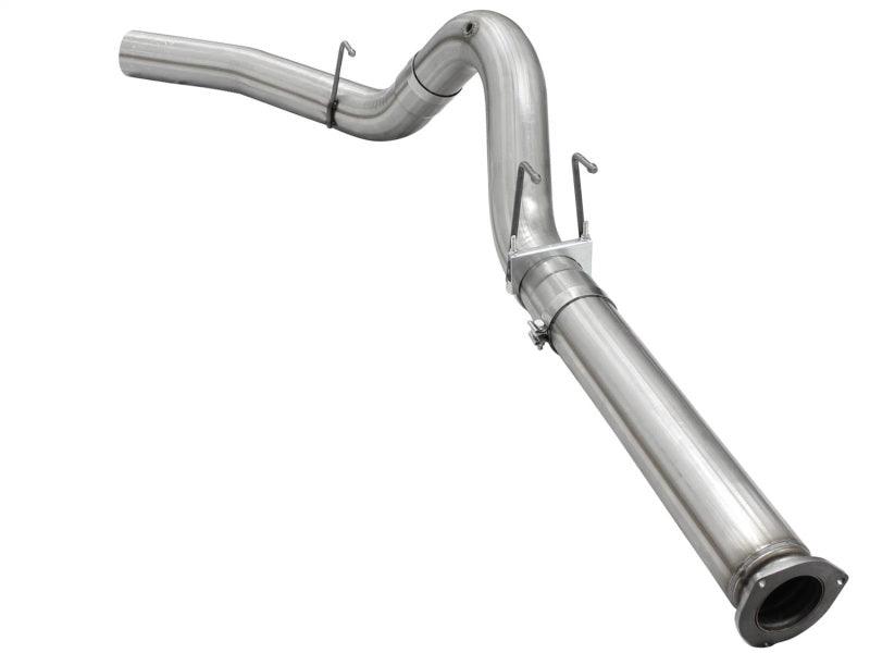 aFe MACHForce XP Exhaust 5in DPF-Back Stainless Steel Exhaust 2015 Ford Turbo Diesel V8 6.7L No Tip - Torque Motorsport