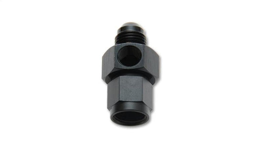 Vibrant -4AN Male to -4AN Female Union Adapter Fitting w/ 1/8in NPT Port - Torque Motorsport