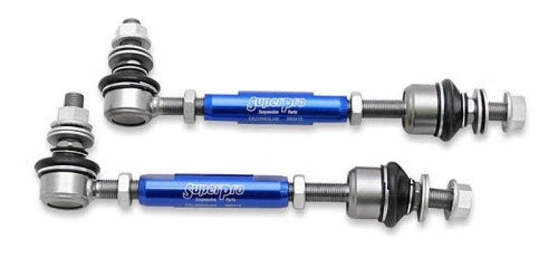 SuperPro 2003 Lexus GX470 Base Rear HD Adjustable End Link Set - 10mm Studs - Torque Motorsport