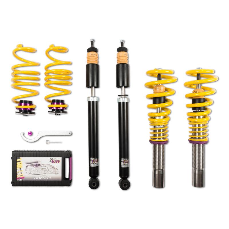 KW Coilover Kit V1 Audi A4 S4 (8K/B8) w/o electronic dampening controlSedan FWD + Quattro - Torque Motorsport