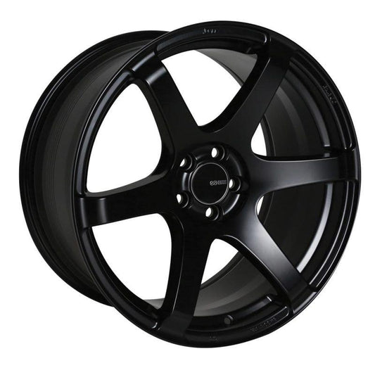 Enkei T6S 17x8 35mm Offset 5x114.3 Bolt Pattern 72.6 Bore Matte Black Wheel - Torque Motorsport