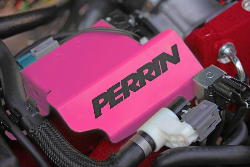 Perrin 2008+ STI Boost Control Solenoid Cover (Cartridge Type EBCS) - Hyper Pink - Torque Motorsport