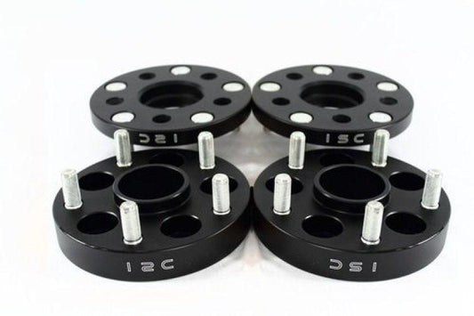 ISC Suspension 5x114.3 Hub Centric Wheel Spacers 20mm Black (Pair) - Torque Motorsport