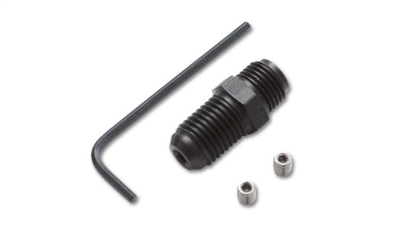 Vibrant -4AN to 7/16-24 Oil Restrictor Fitting Kit for Garrett ball bearing Turbochargers - Torque Motorsport