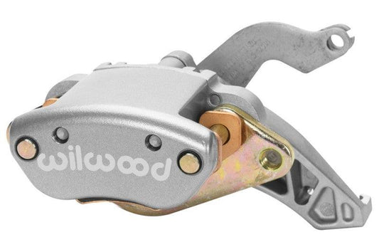 Wilwood Caliper-MC4 Mechanical-L/H - Silver No Logo 1.19in Piston .81in Disc - Torque Motorsport