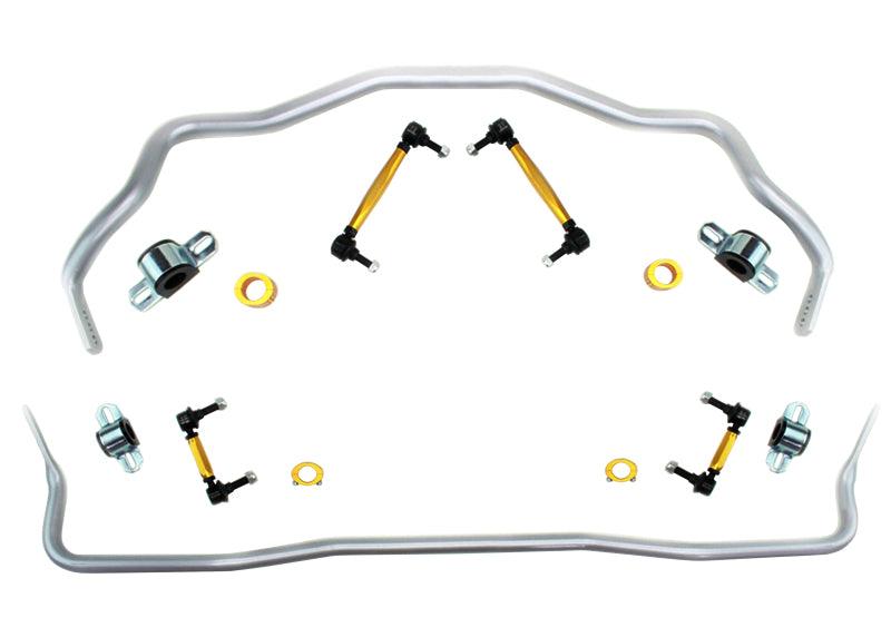 Whiteline 15-18 Ford Mustang GT/GT Premium/EcoBoost/EcoBoost Premium Front & Rear Sway Bar Kit - Torque Motorsport