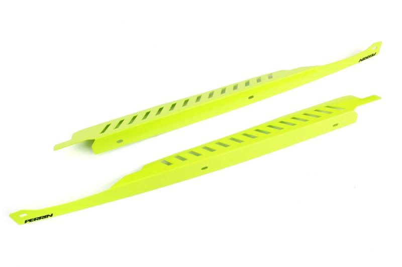 Perrin 11-14 Subaru WRX/STI Fender Shroud Set - Neon Yellow - Torque Motorsport