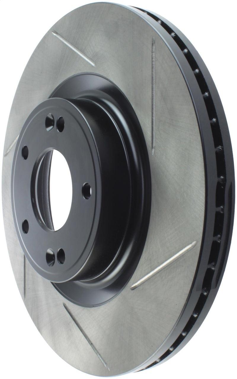 StopTech Power Slot 10 Hyundai Genesis Coupe Non-Track Front Left Slotted Rotor - Torque Motorsport